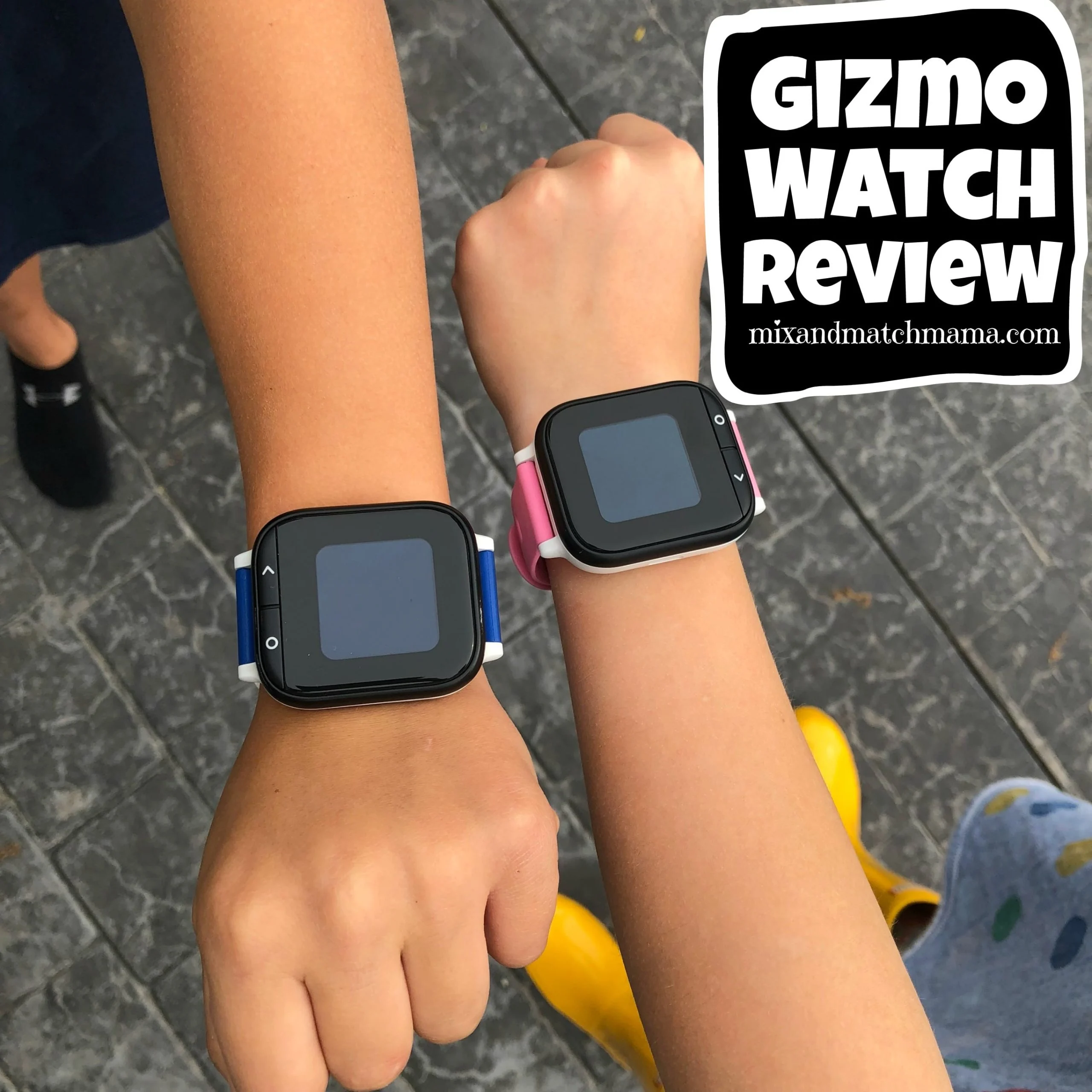 child wearing a GizmoWatch