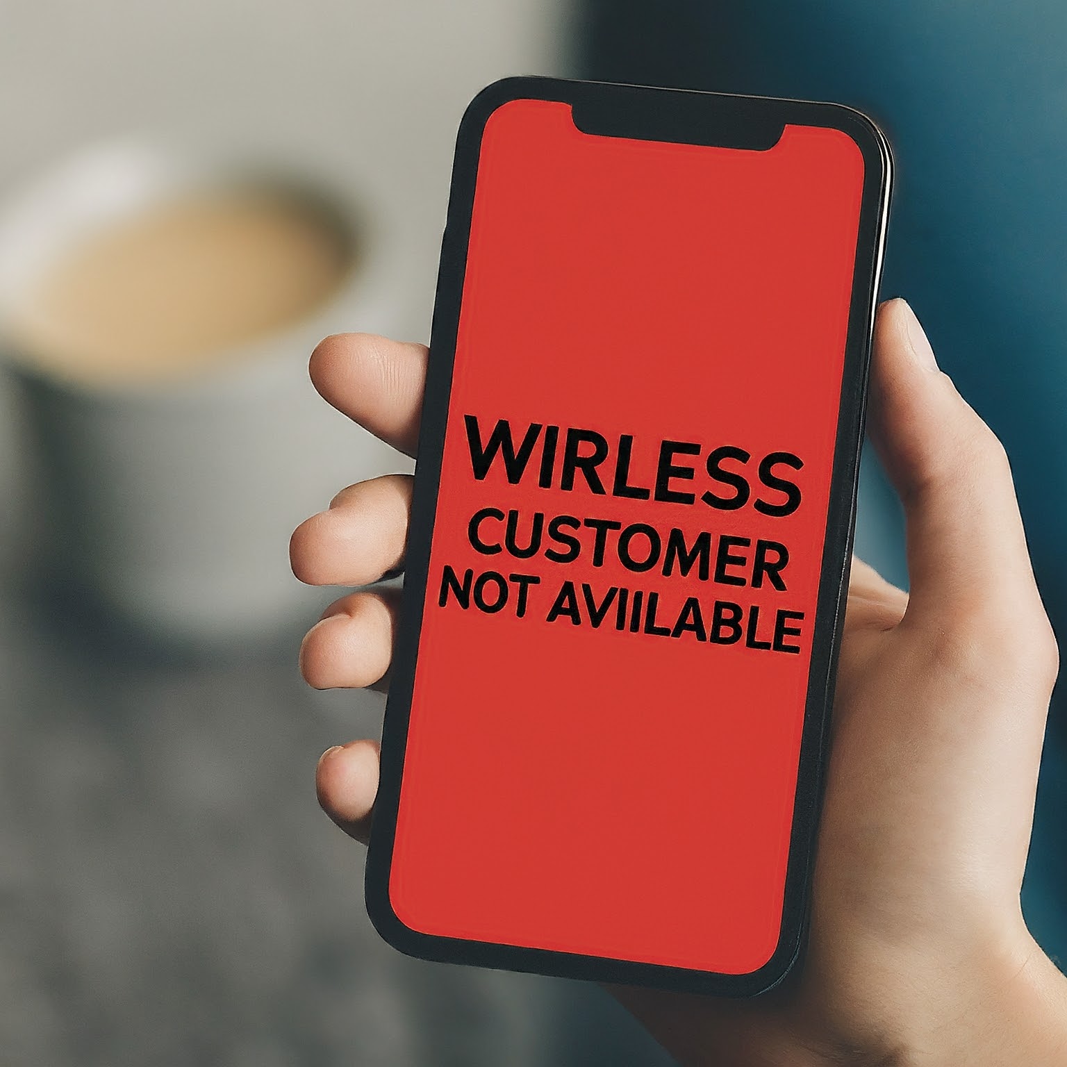 the wireless customer is not available
