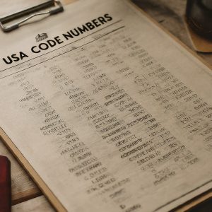 Usa code number