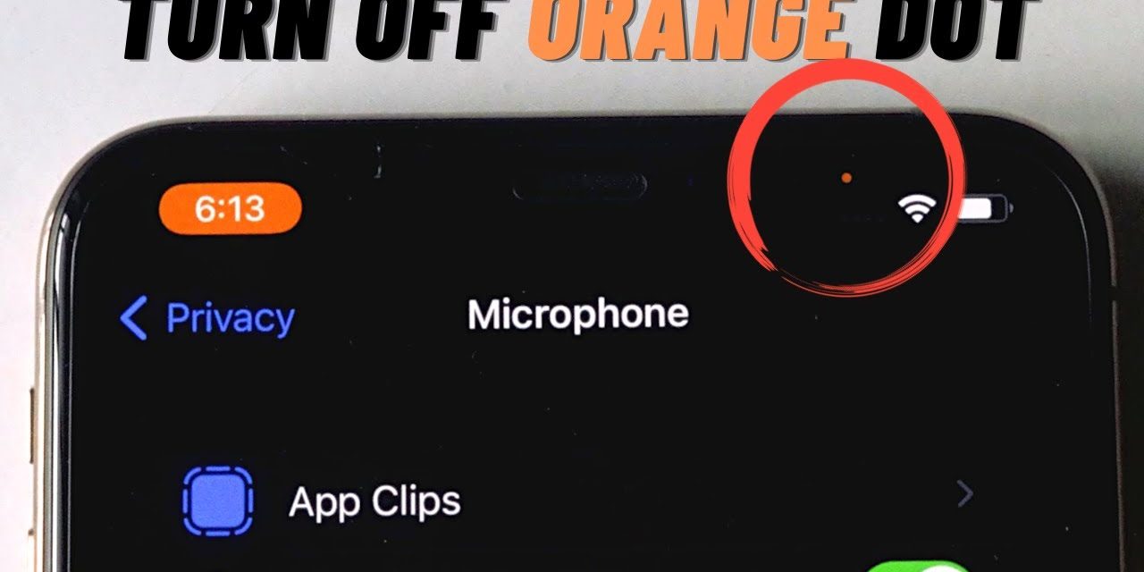 Unraveling the Mystery What Does the Orange Dot on Your iPhone Mean