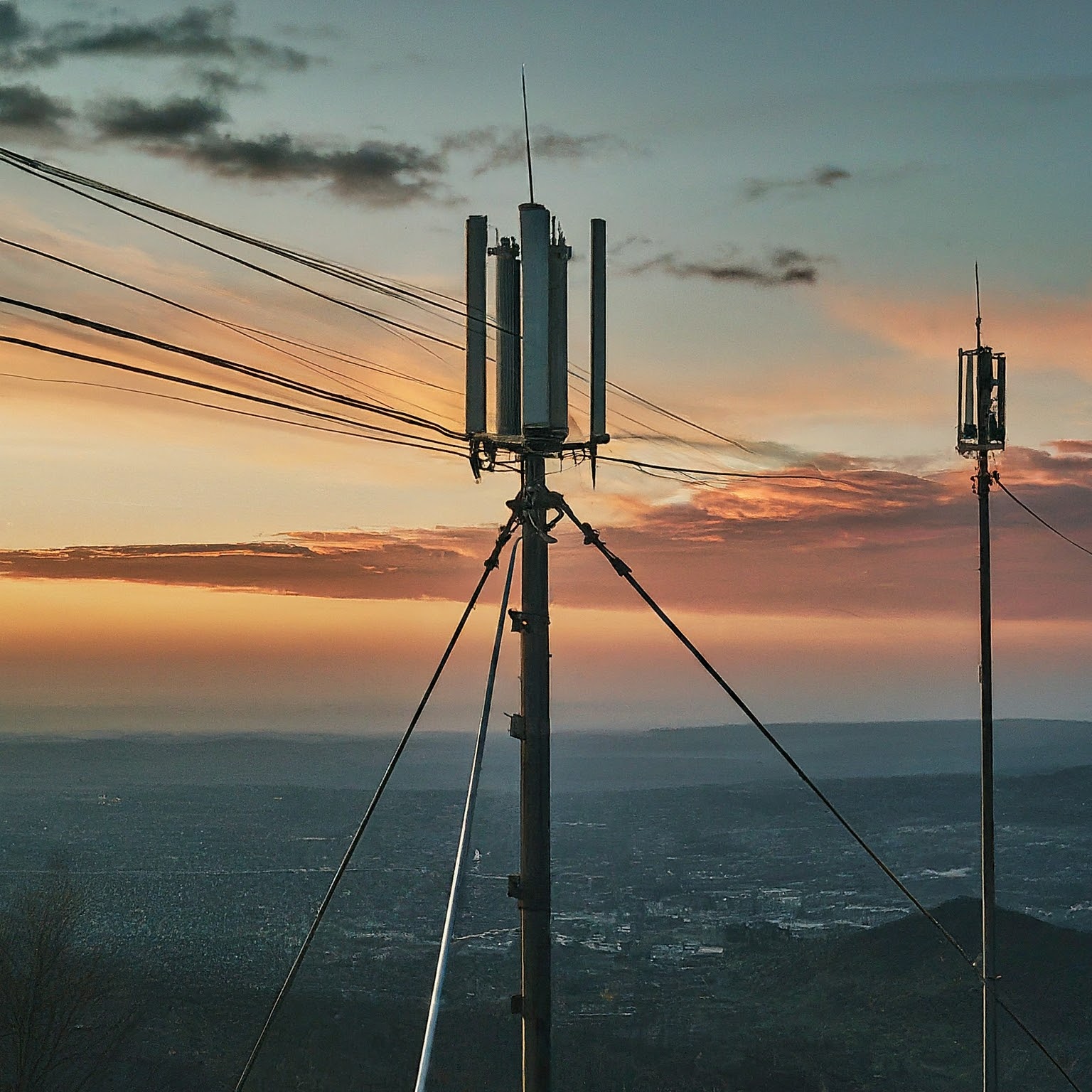 who uses at&t towers