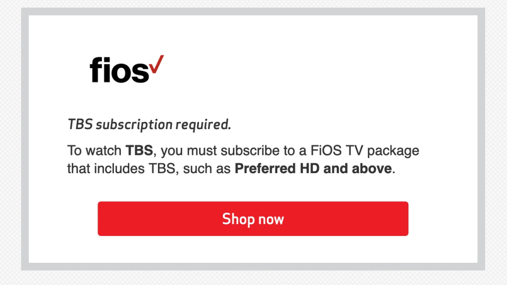 tbs on fios