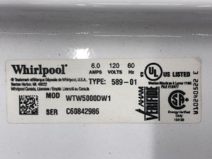 whirlpool serial number manufacture date