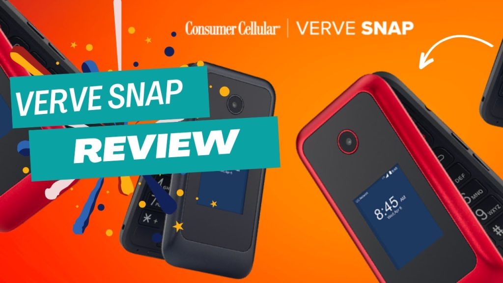 verve snap flip phone