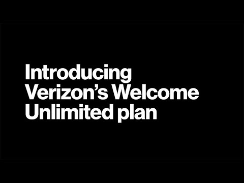 verizon welcome unlimited plan