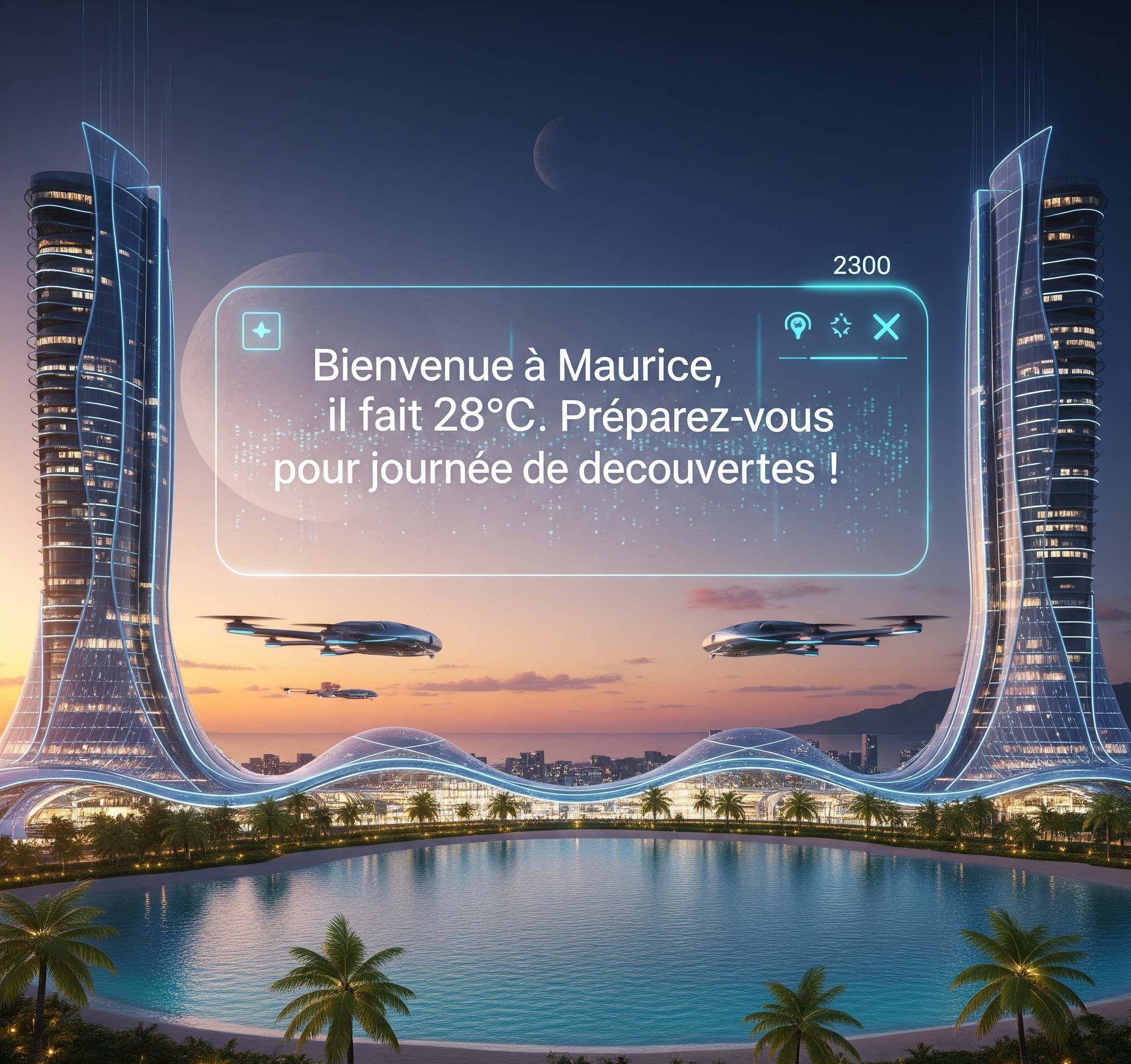 2300 mauritius incoming text