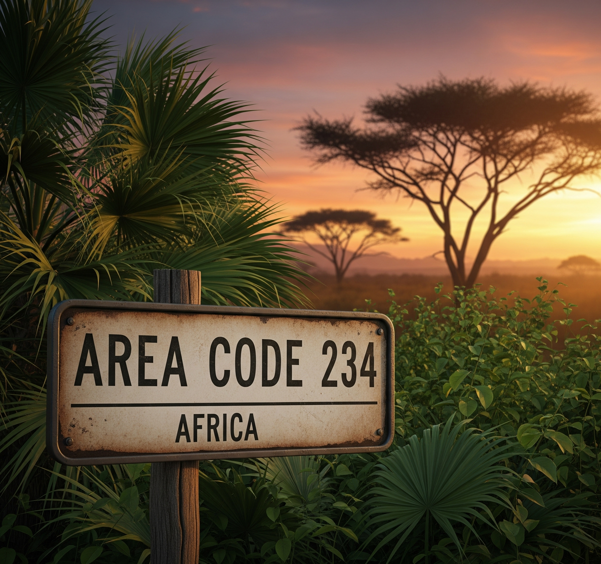 234 area code Africa