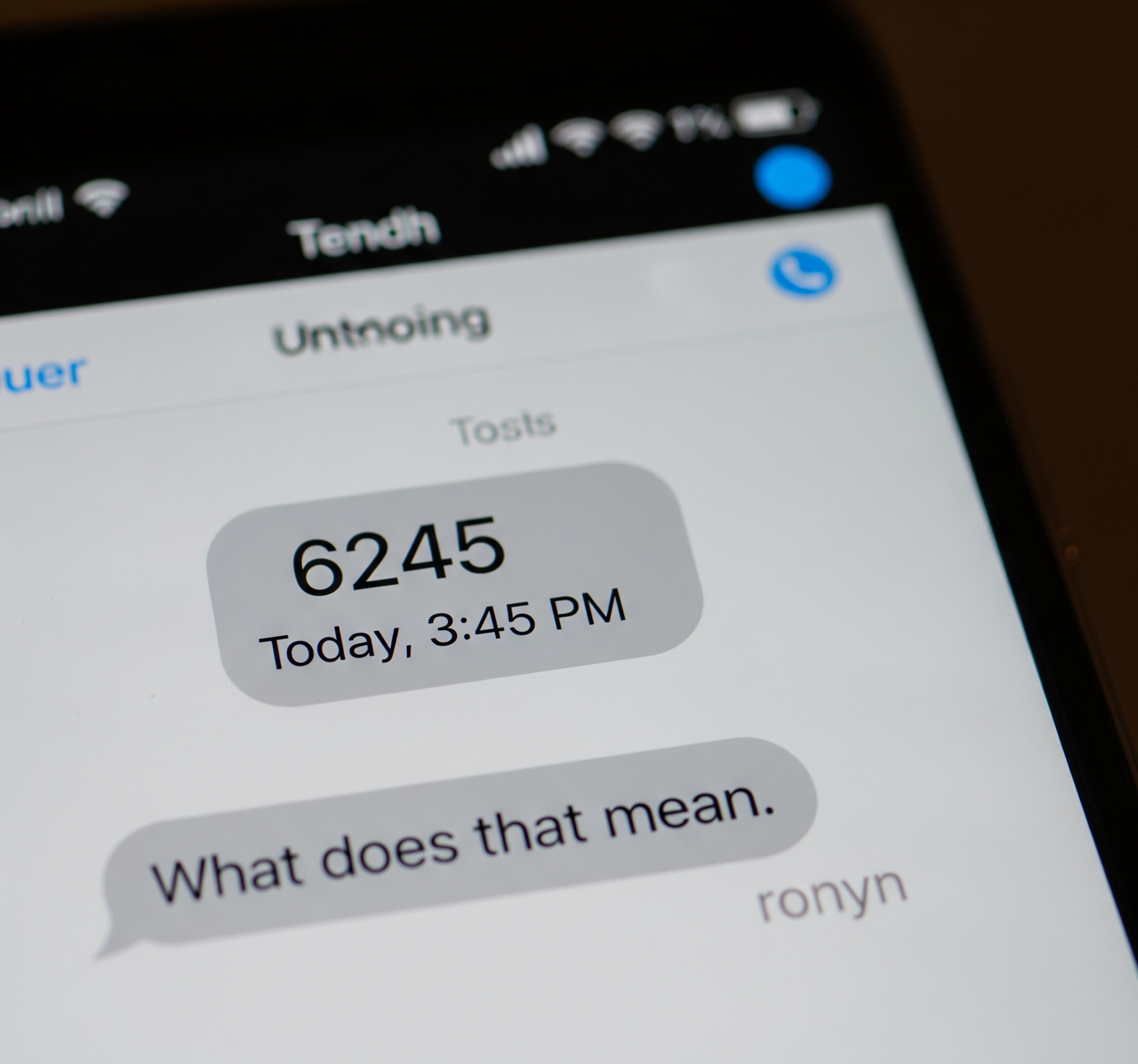 6245 text message