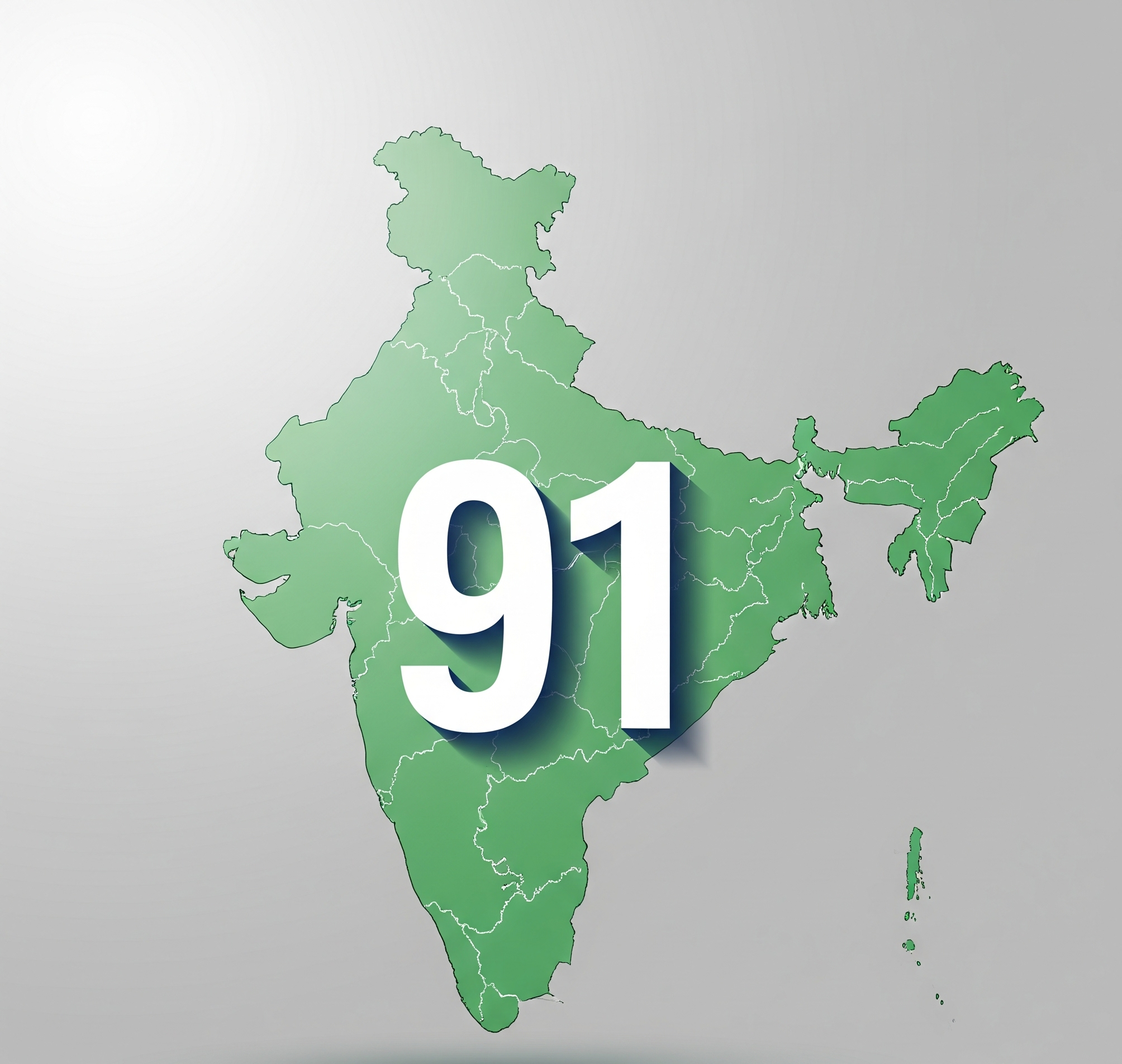 country code 91