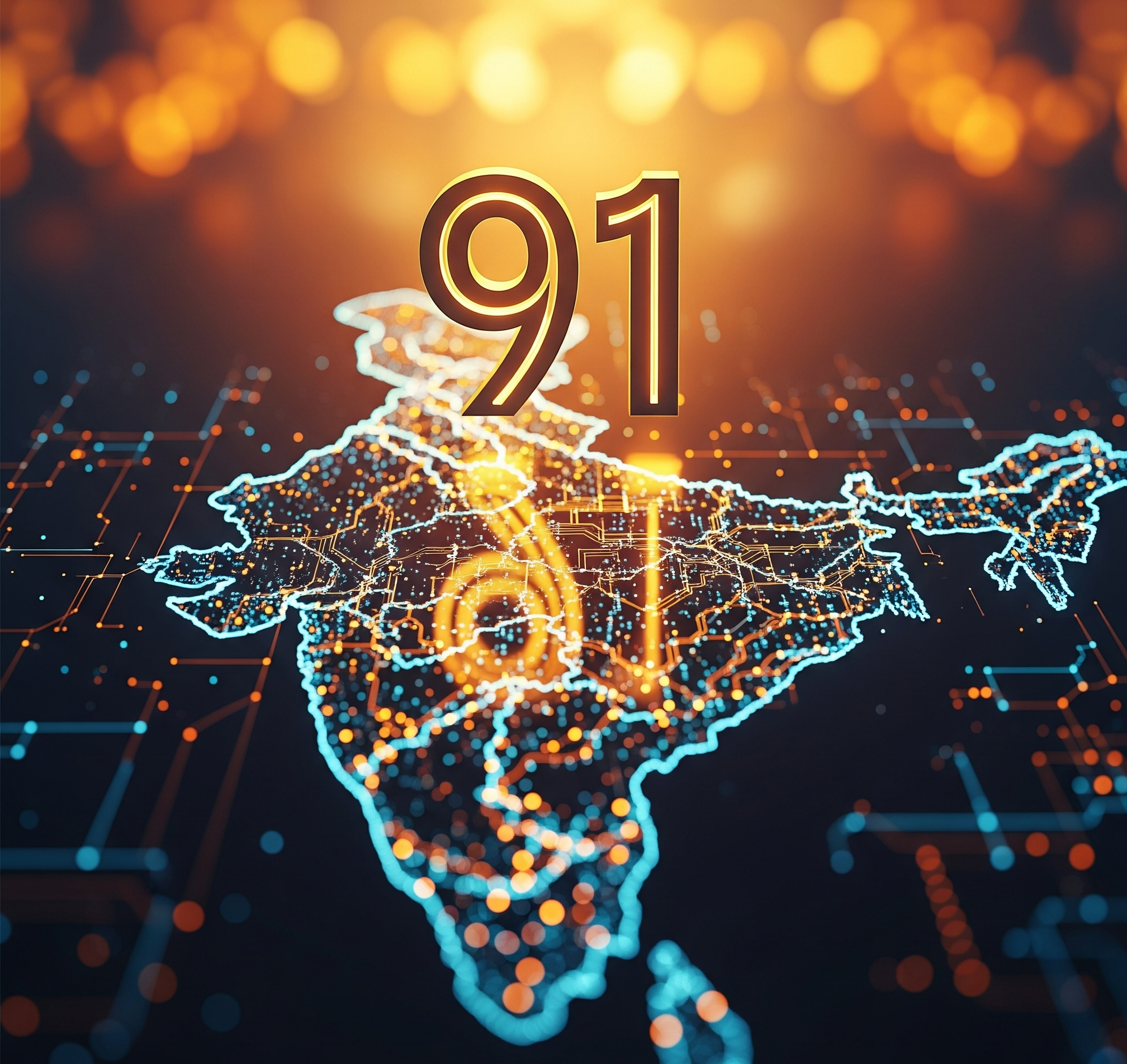 country code 91