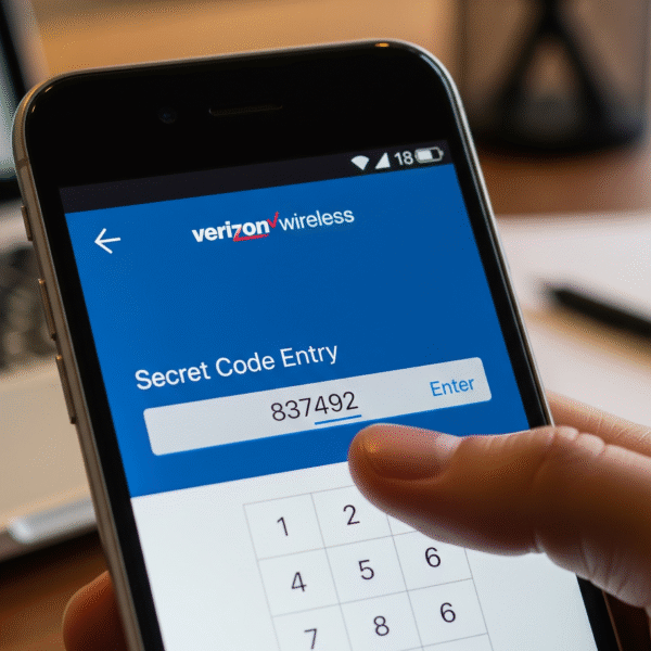 enable secret code for verizon