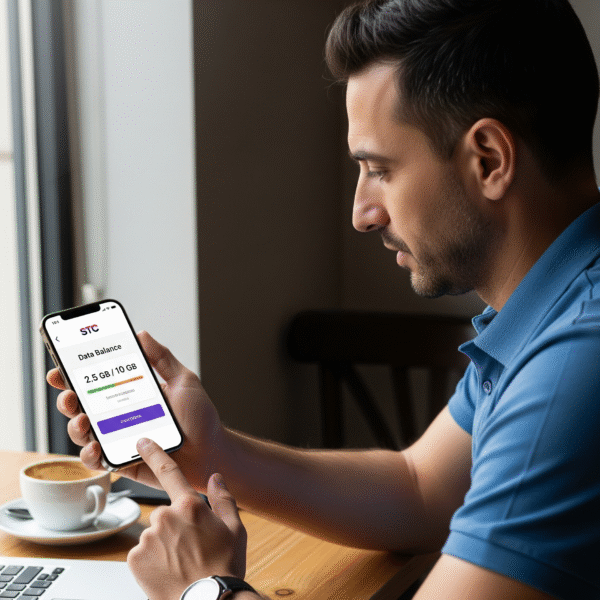 how to check stc data balance