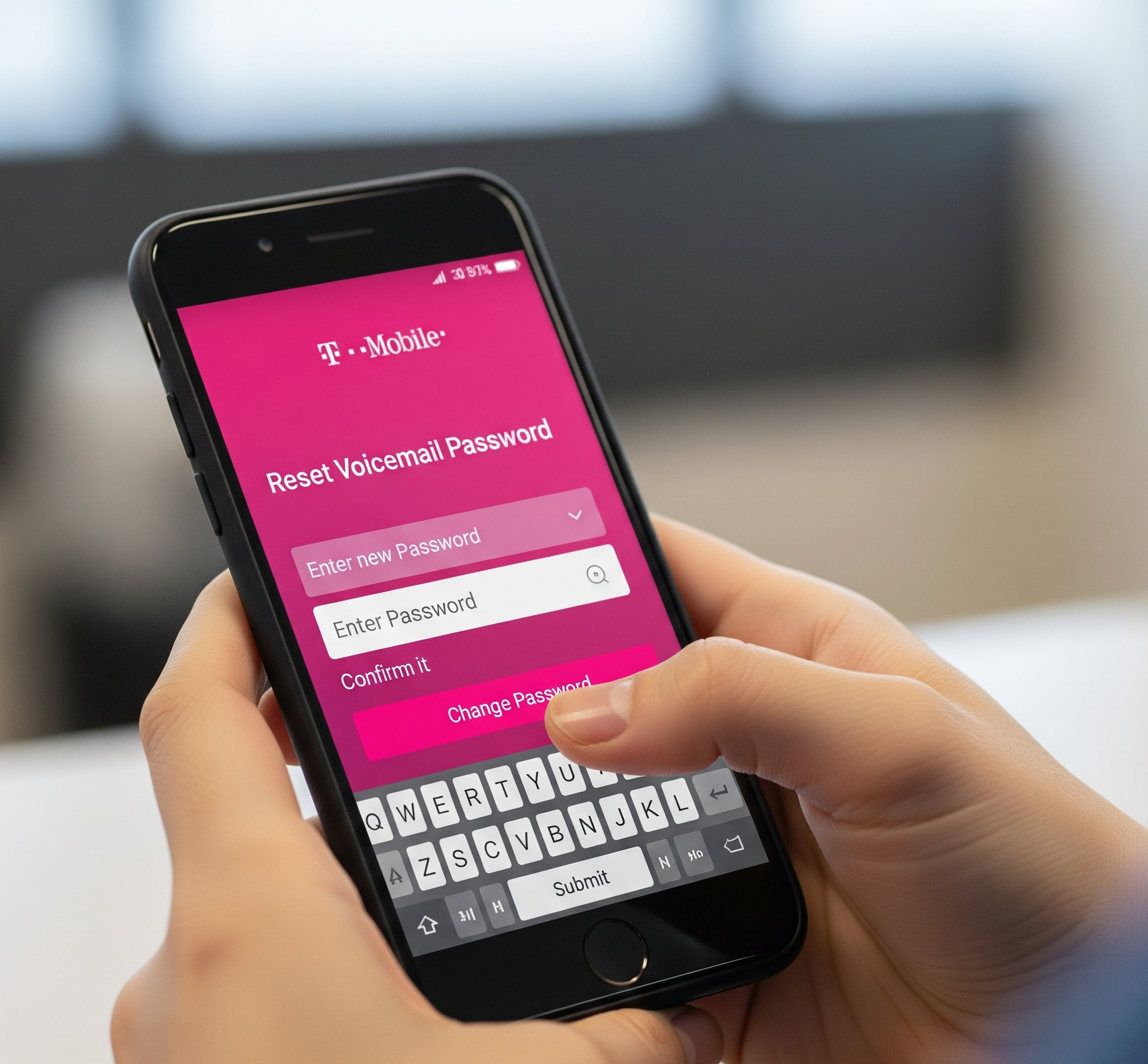 t mobile forgot voicemail password