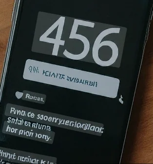 text message from 456