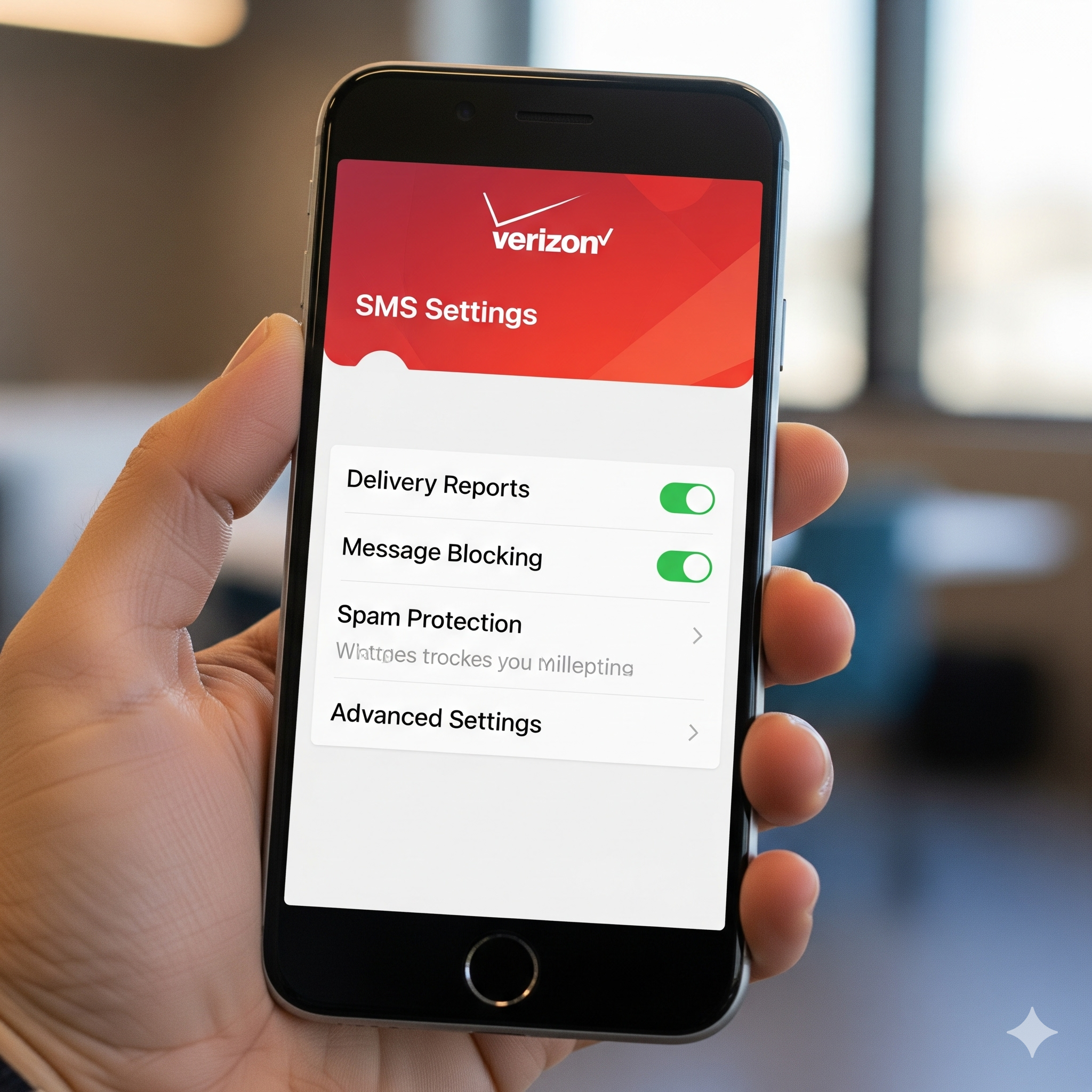 verizon sms settings