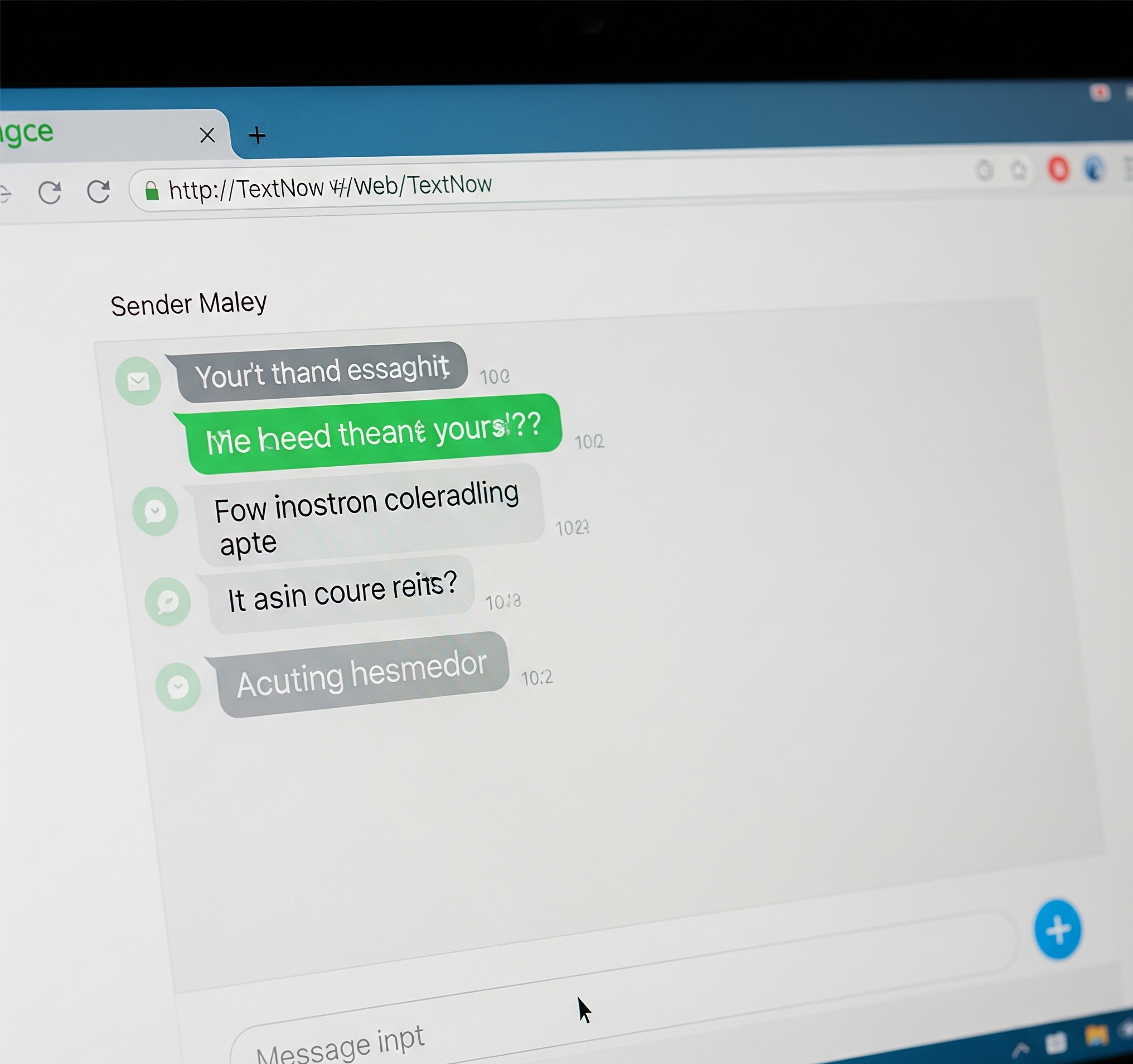 web messaging textnow