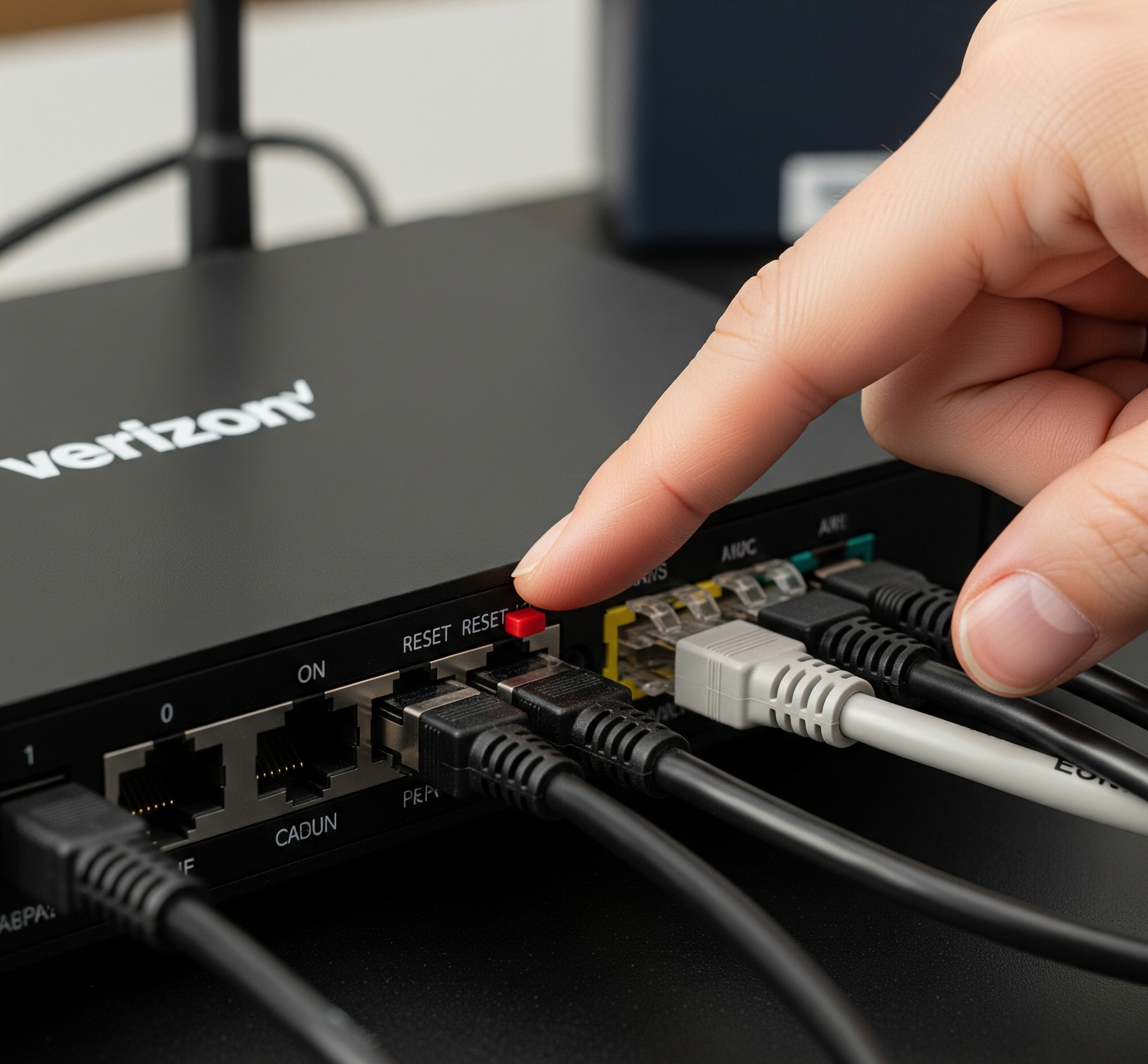 where is factory reset on verizon fios router