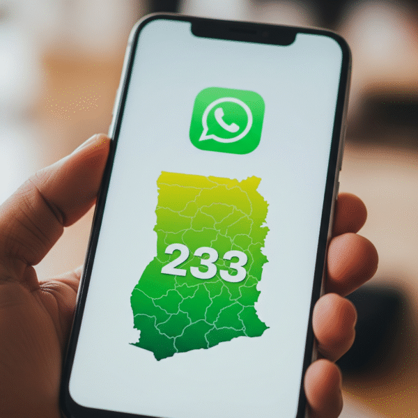 233 country code whatsapp