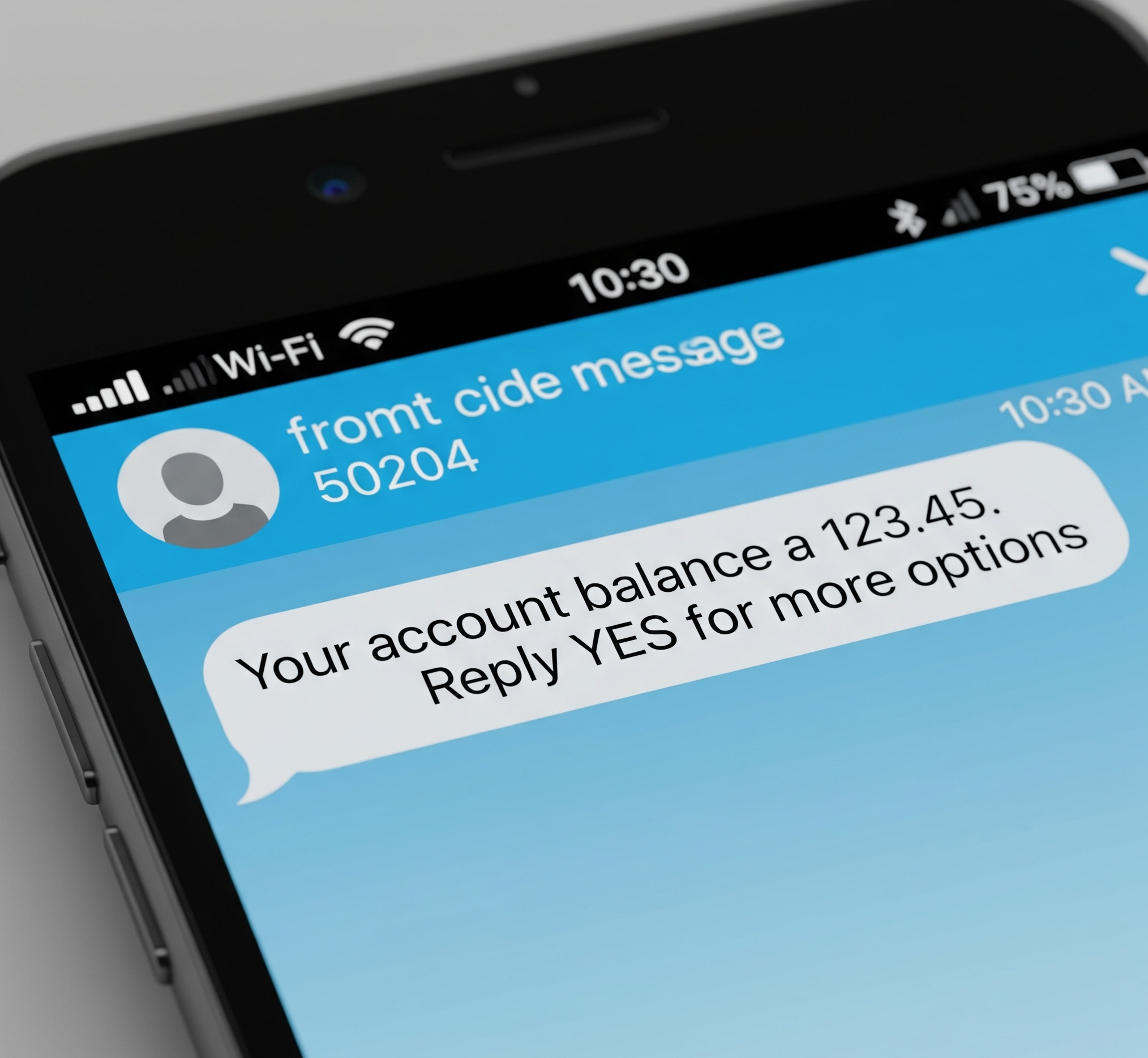 50204 short code text message