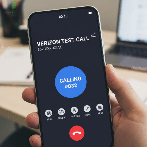 #832 verizon test call