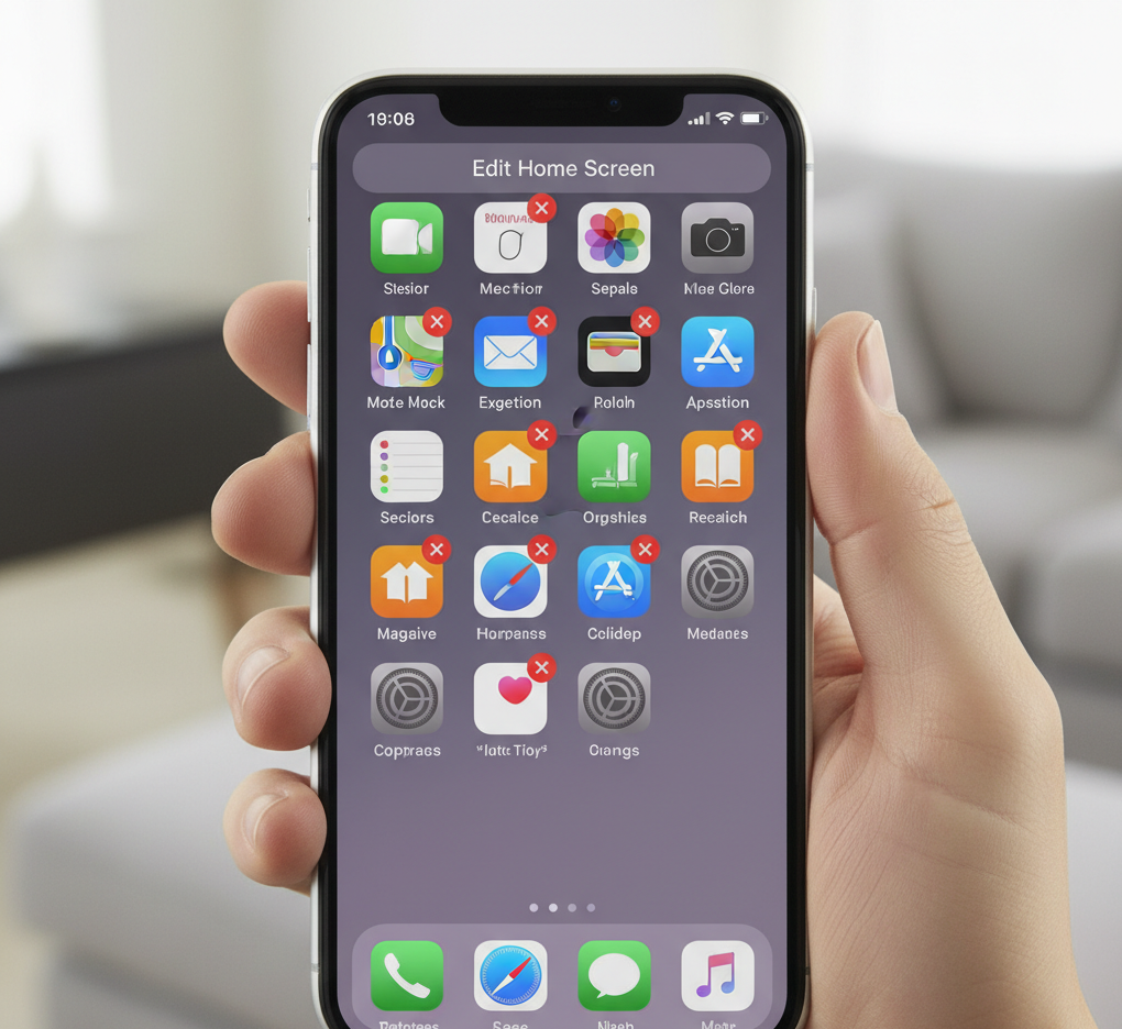 how to delete apps on iphone