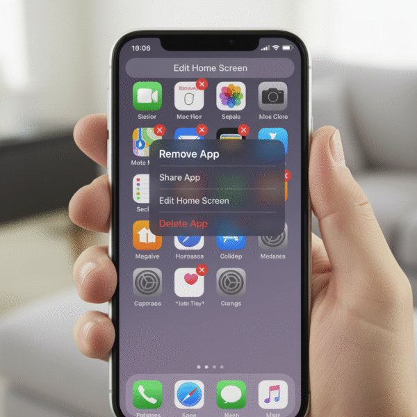 how to delete apps on iphone