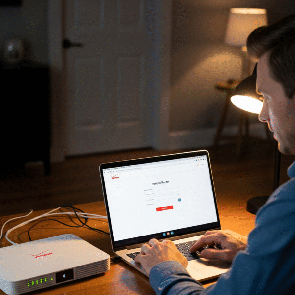 how to log into verizon router