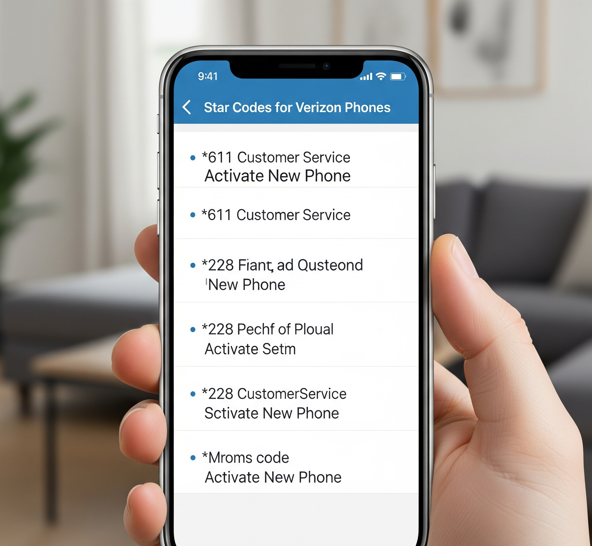 star codes for verizon phones