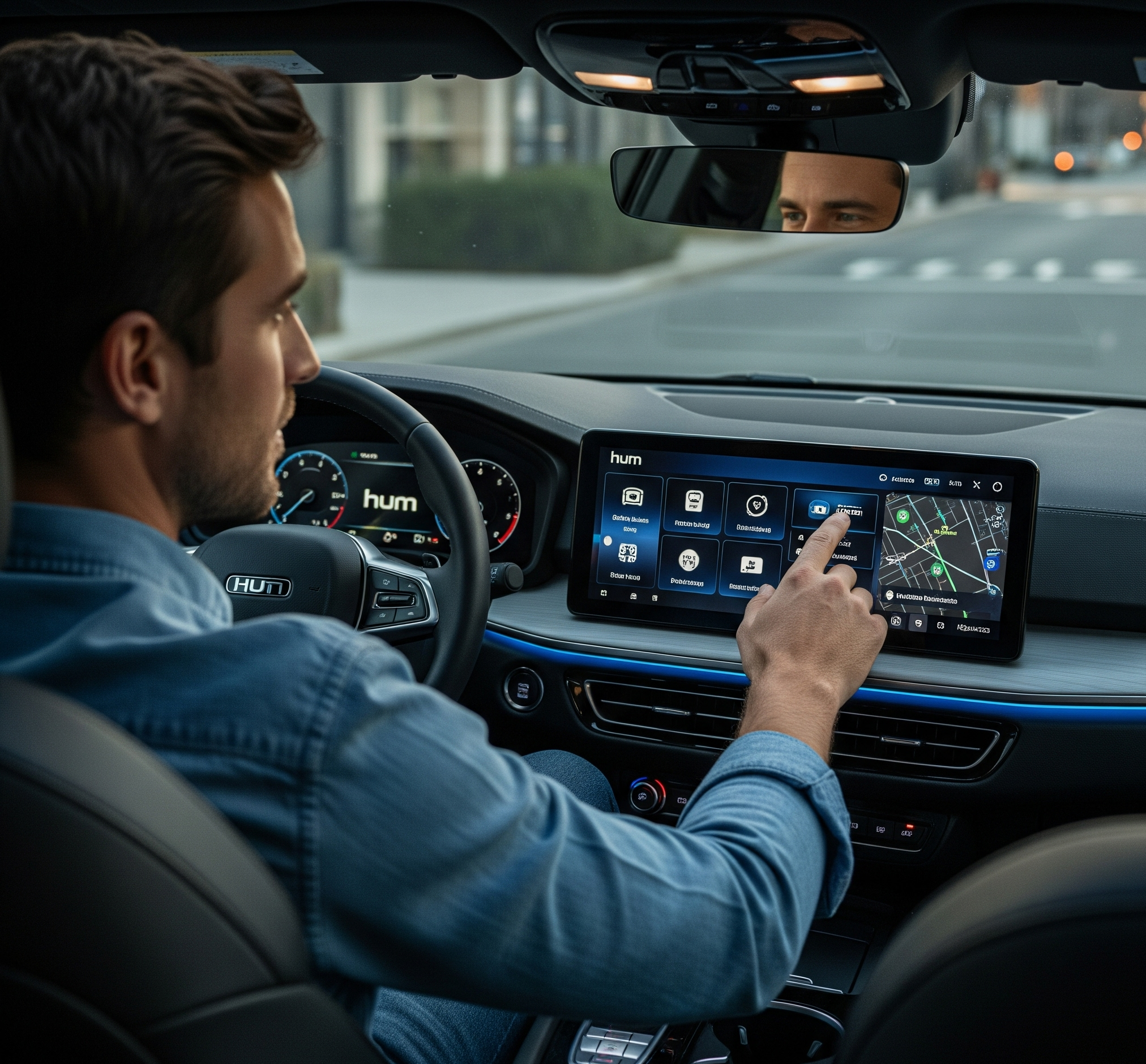 what is a hum connected car system