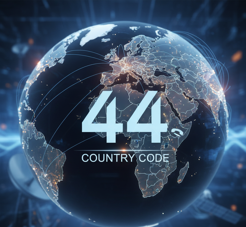 44 country code