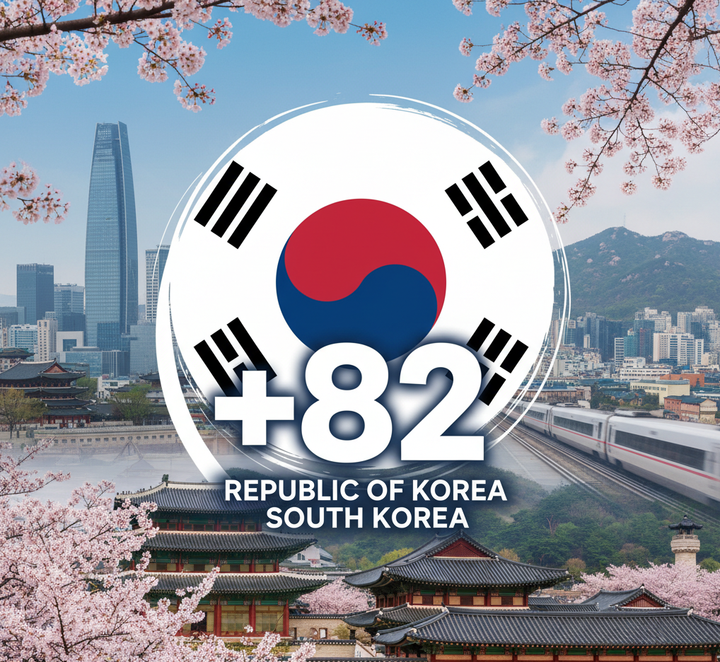 +82 country