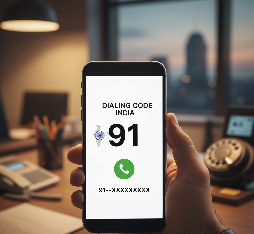 91 dialing code