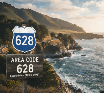 area code 628 location in usa