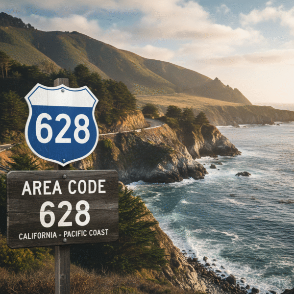 area code 628 location in usa