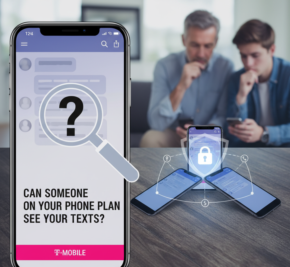 can someone on your phone plan see your texts t-mobile