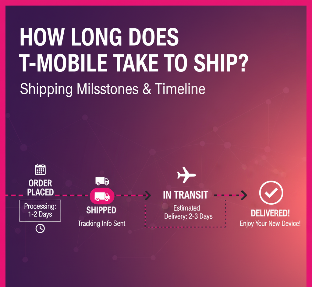 how long does tmobile take to ship