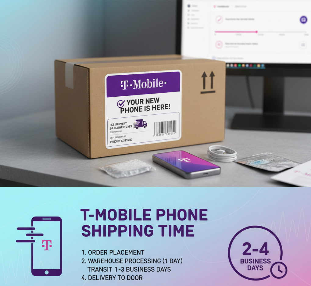 t mobile phone shipping time