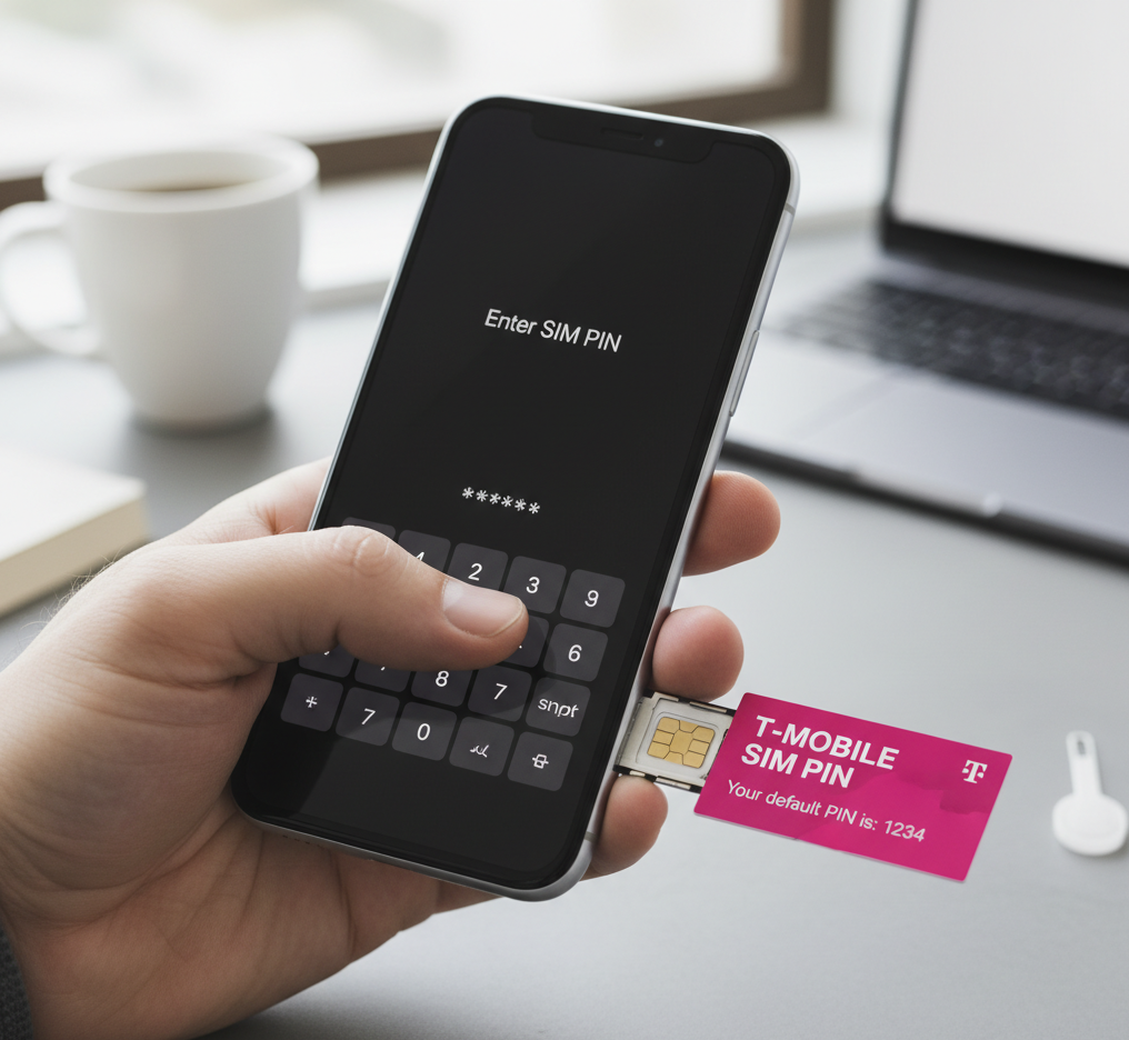 t mobile sim pin number