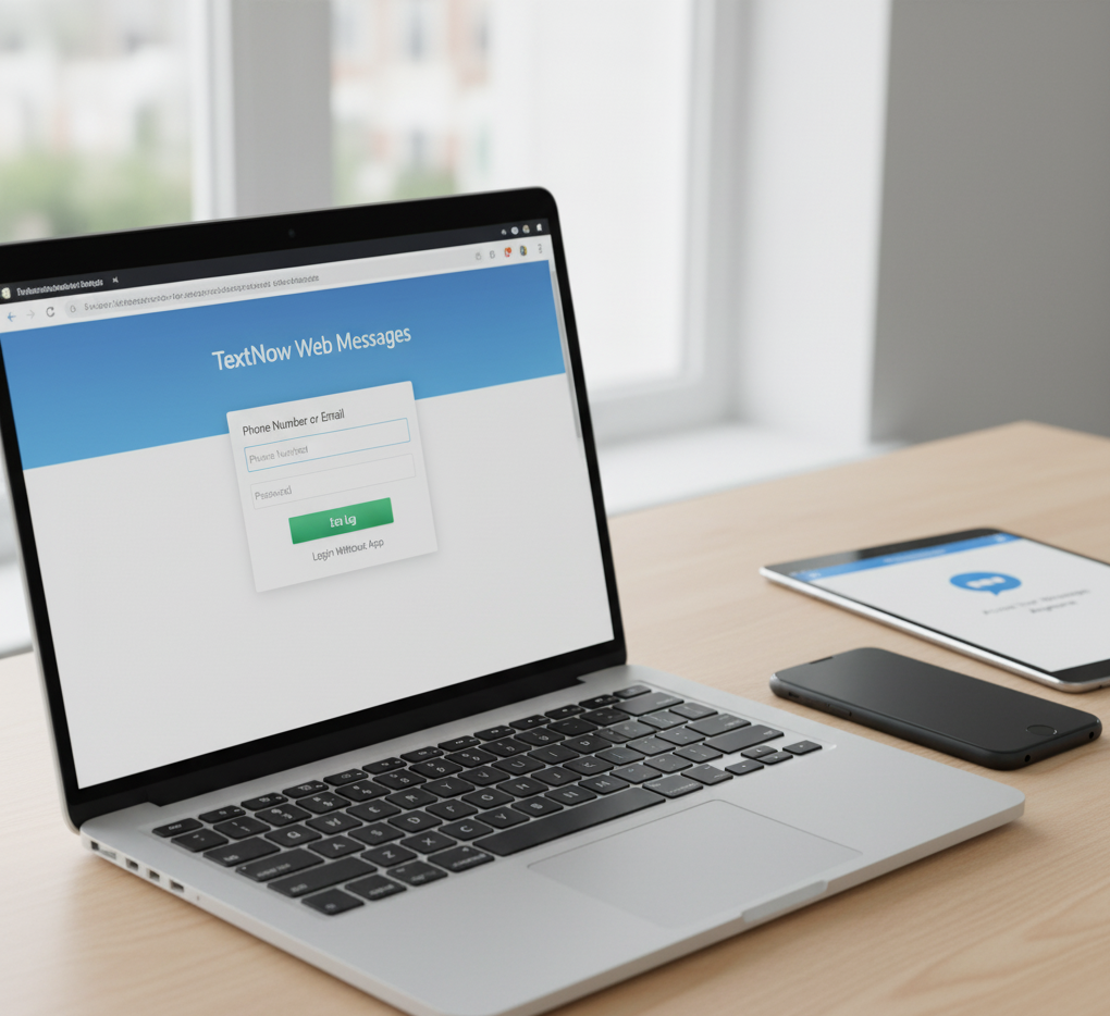 textnow messages online login without app