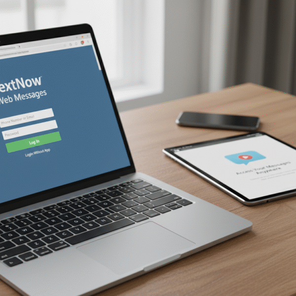 textnow messages online login without app
