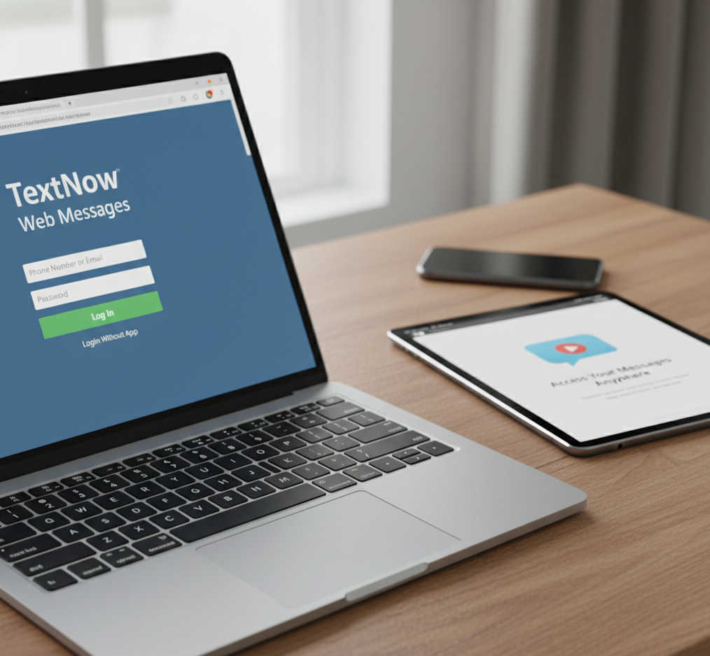 textnow messages online login without app