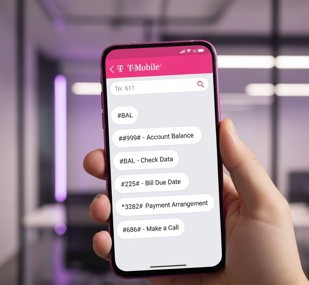 tmobile short codes