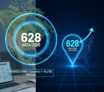 where is the 628 area code