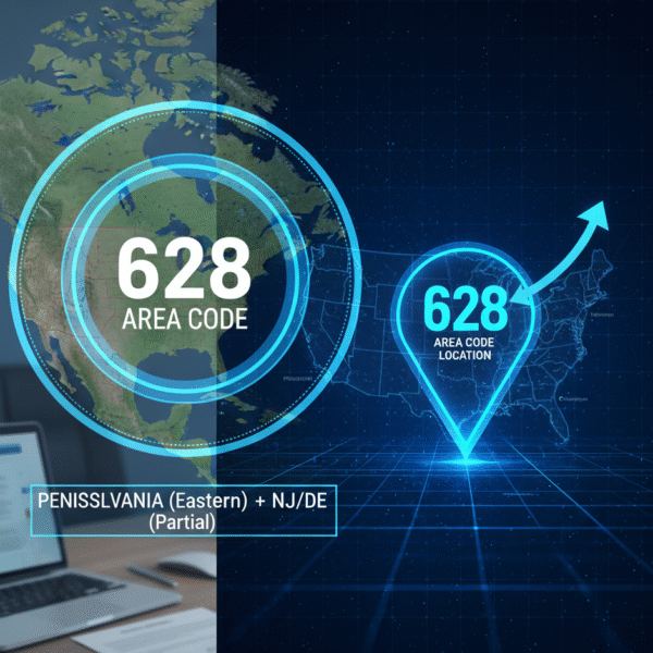 where is the 628 area code