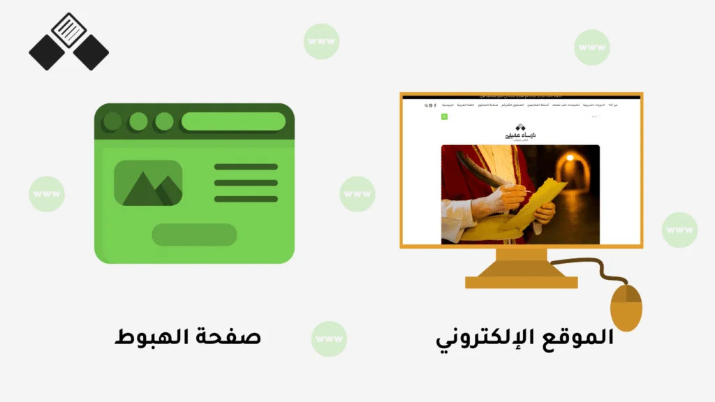 صفحة هبوط الندوات الإلكترونية