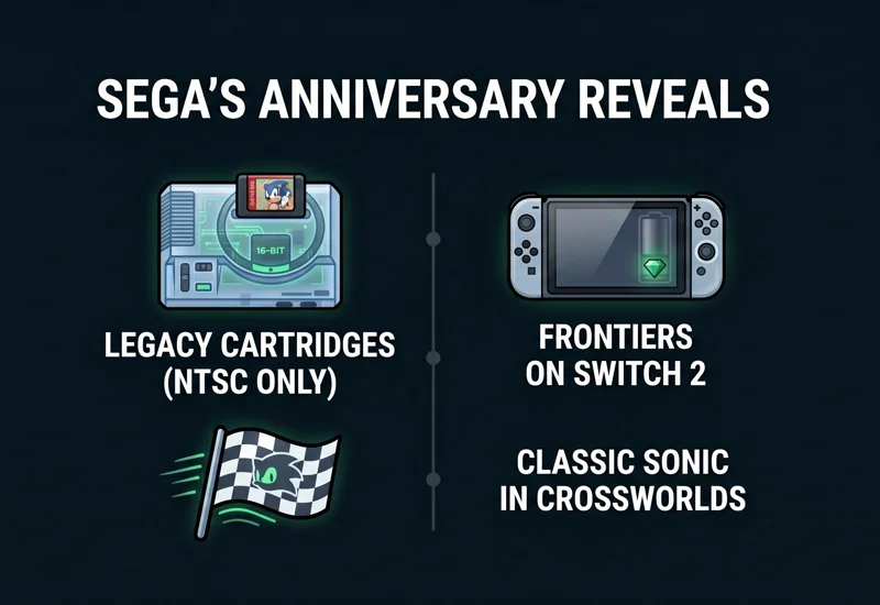 Nostalgia Alert: Sega Just Dropped Brand New Sonic Genesis Cartridges (With a Rare Glowing Twist!) - تفاصيل إضافية