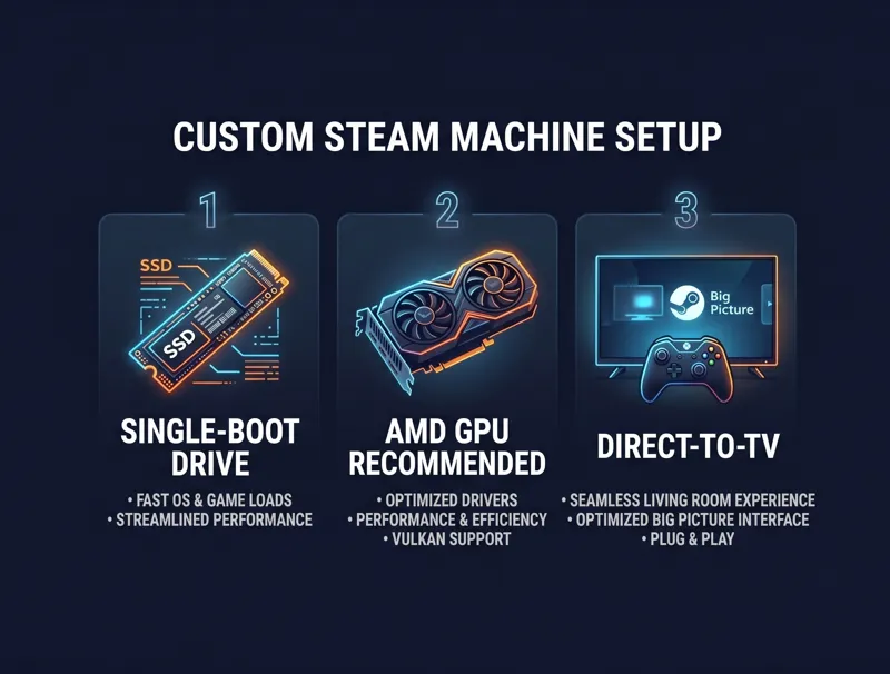 Skip the $1,000 Price Tag: Valve Confirms You Can Turn Your PC Into a Custom Steam Machine - تفاصيل إضافية