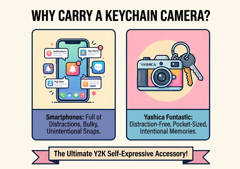 Move Over Smartphones: Yashica’s New $30 Keychain Camera Features a Genius Flip Screen - تفاصيل إضافية