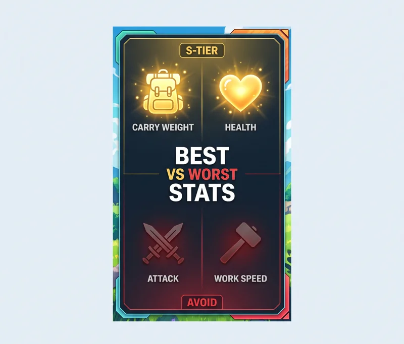 Stop Wasting Points! The Best (and Worst) Palworld Stats to Level First & How to Respec in 1.0