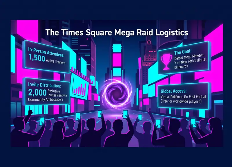 1,500 Pokémon Go Players Just Took Over Times Square to Defeat Mewtwo—A 10-Year Promise Fulfilled! - تفاصيل إضافية